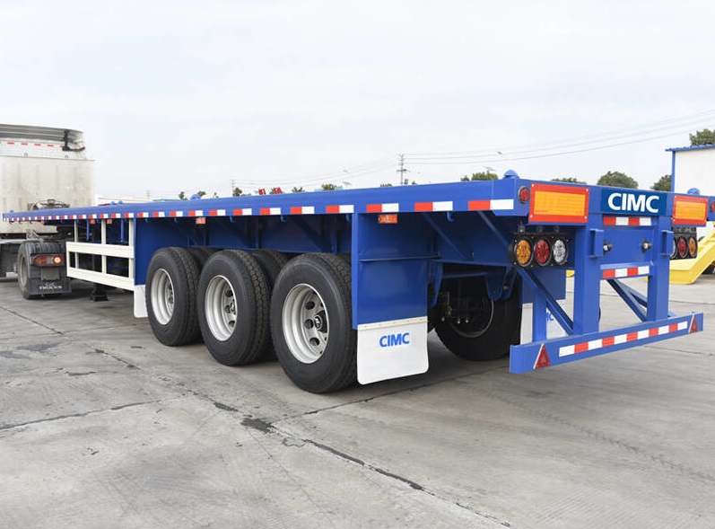 CIMC FLATBED TRAILER IN STOCK TANZANIA